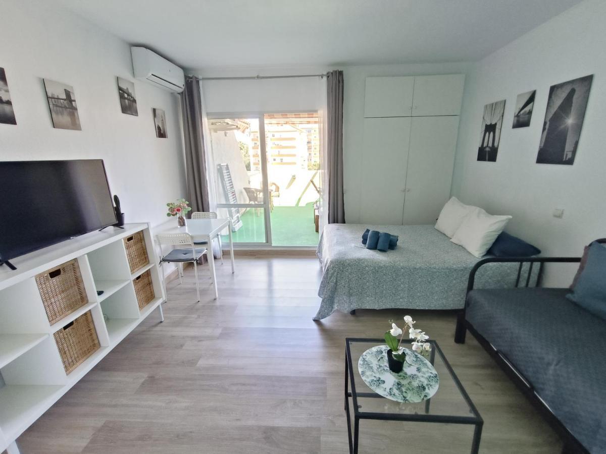 "Vive Benal Beach" Estudio Gran Terraza Y Parque Acuatico 1319 贝纳尔马德纳 外观 照片