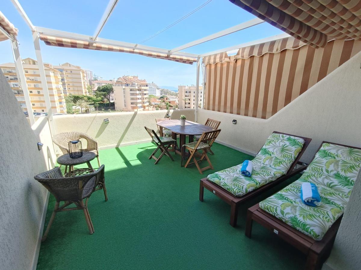 "Vive Benal Beach" Estudio Gran Terraza Y Parque Acuatico 1319 贝纳尔马德纳 外观 照片